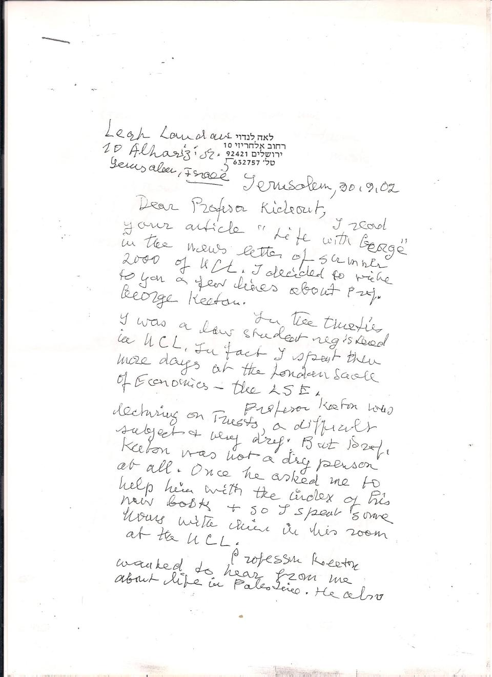 2002, description of Prof. George Keeton 001